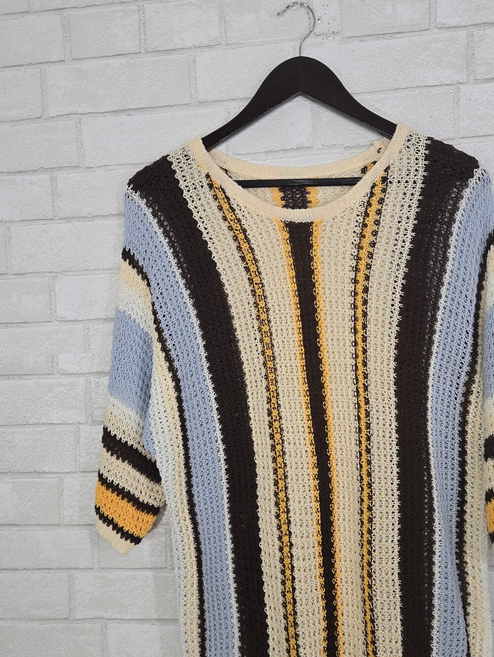 Short sleeve colorful sweater - Picture 4 of 11